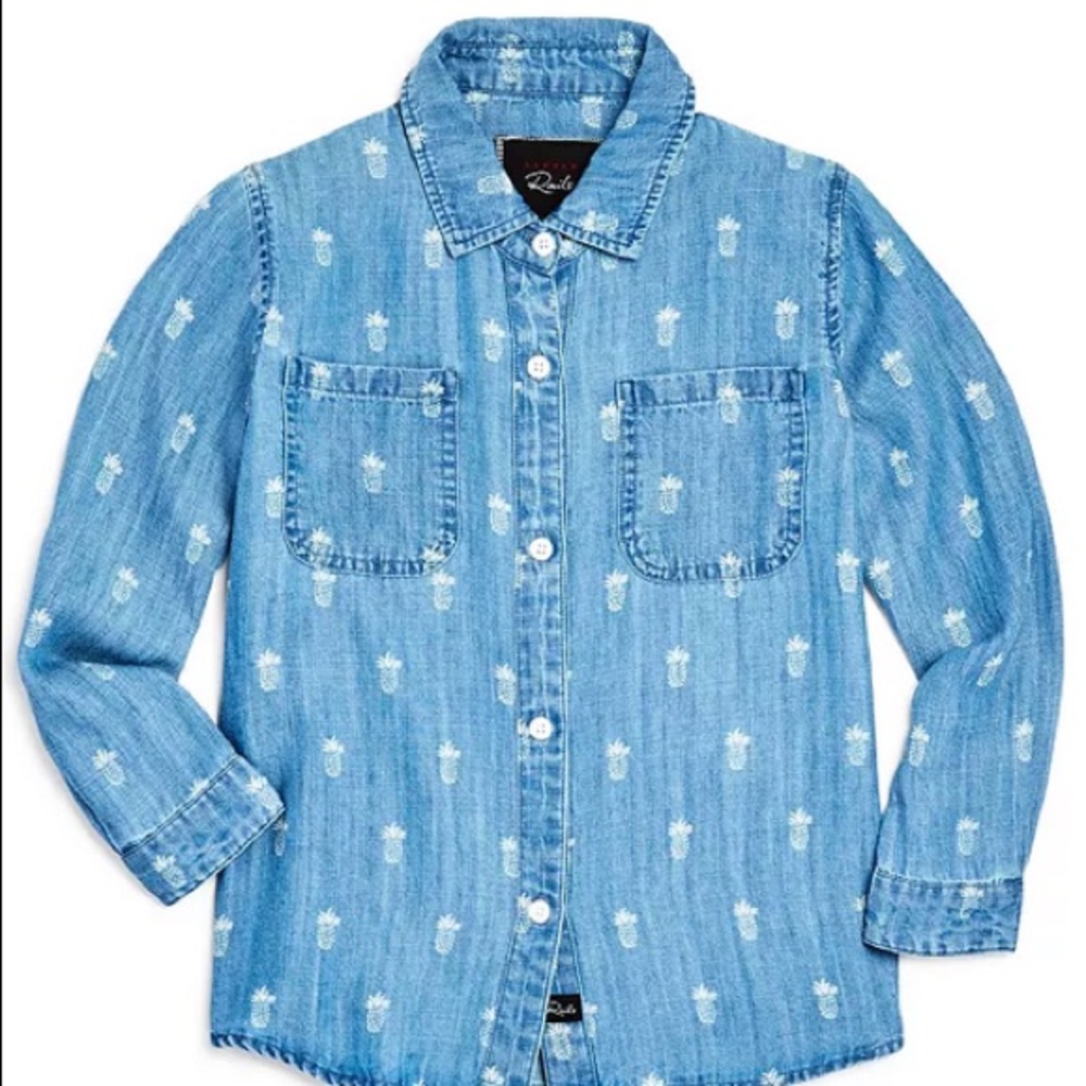 Rails girls pineapple button down